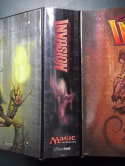 MTG Invasion 2000 Ultra Pro Binder 3 Ring Magic The Gathering - Image 3