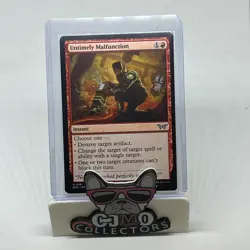 MTG Untimely Malfunction Normal NM Duskmourn: House of Horror Magic 161 - Image 1