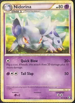 Nidorina 45/102 Triumphant Regular - Pokemon Card - Image 1
