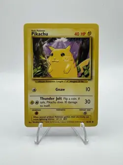 Pokemon Pikachu Yellow Cheeks1999 58/102 Base Set! - Image 1
