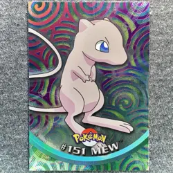 2000 Pokemon Topps TV Animation Series 3 Mew HOLO Foil Blue Label #151 - Image 1