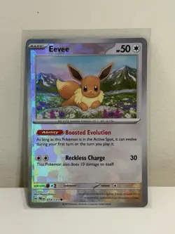 Pokemon TCG Prismatic Evolutions Eevee Master Ball Pattern 074/131 - Image 1