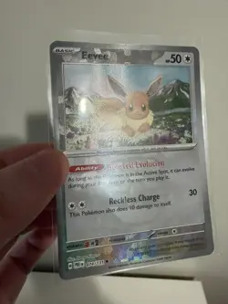 Pokemon TCG Prismatic Evolutions Eevee Master Ball Pattern 074/131 - Image 3