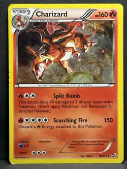 Pokemon TCG Charizard 19/113 Cosmos Holo Legendary Treasures HP - Image 1
