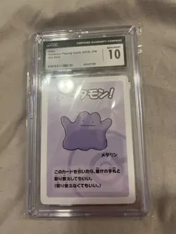 Ditto - Pokemon Old Maid 2019 - Japanese - CGC Gem Mint 10 - Red Back - Image 1