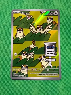 2023 Near Mint Pokemon Pidgey AR 118/108 SV3 Ruler Of The Black Flame Japanese - Image 1