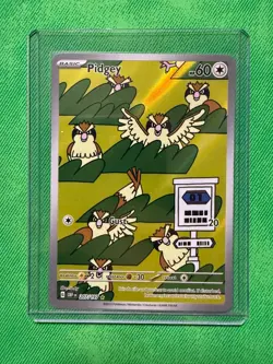 2023 Near Mint Pokemon Pidgey AR 118/108 SV3 Ruler Of The Black Flame Japanese - Image 3