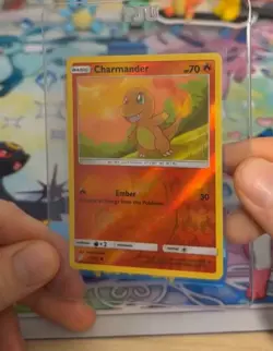 2019 Pokemon Charmander 12/181 Sm-Team Up REVERSE HOLO NM/NM+ CLEAN FOIL MINTY - Image 1