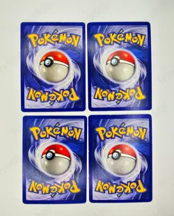 Pokemon Base Set Holo Lot "Alakazam, Hitmonchan, Nidoking, Zapdos" (M. Played) - Image 3
