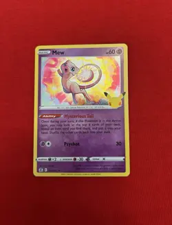 2021 Pokemon TCG Mew Celebrations Holo 011/025! NM! 25th Anniversary - Image 1