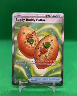 Pokemon Mega Evolution Buddy Buddy Poffin 167/132 Full Art Ultra Rare NM - Image 1