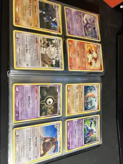 2007 Pokemon Mysterious Treasures Complete Non Holo Set W Set Binder - Image 4