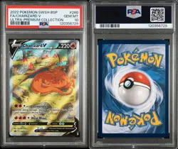2022 POKEMON SWSH BLACK STAR PROMO #260 FULL ART/CHARIZARD V PSA 10 - Image 3