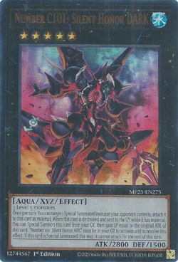 Yugioh! Number C101: Silent Honor DARK - MP25-EN275 - Ultra Rare - 1st Edition N - Image 1