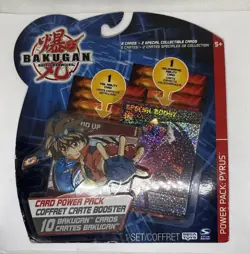 Bakugan Battle Brawlers 10 Card Power Pack PYRUS 2008 Foil & Holographic - Image 1