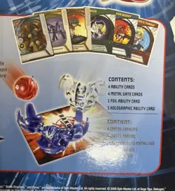 Bakugan Battle Brawlers 10 Card Power Pack PYRUS 2008 Foil & Holographic - Image 5