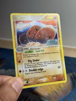 Dugtrio 5/100 Pokemon Ex Crystal Guardians Reverse Holo Stamped Card HP DMG - Image 4