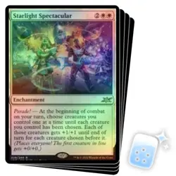 FOIL STARLIGHT SPECTACULAR X4 Unfinity Magic MTG MINT CARD - Image 1