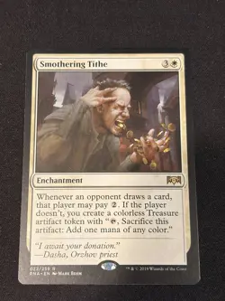 Smothering Tithe Ravnica Allegiance Regular for sale online - Image 1