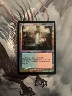 Steam Vents (Foil, Retro Frame) - Ravnica Remastered (RVR) | Near Mint [MTG] - Image 1