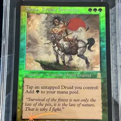 SETON, KROSAN PROTECTOR Odyssey Foil Rare CGC 8 MTG EDH Beautiful Vintage Card💥 - Image 4
