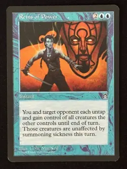 1x MTG Reins of Power - Stronghold (STH) - Magic the Gathering - Image 1