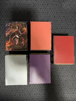 900+ Used Dragon Shield & KMC Sleeves Lot - Standard MTG Size - Assorted Colors - Image 1