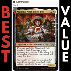 Arabella, Abandoned Doll Custom MTG Commander Deck, 100 Cards, Boros R/W EDH - Image 1