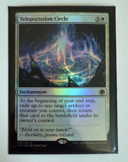 MTG: Teleportation Circle Adventures in the Forgotten Realms Foil NM - Image 1