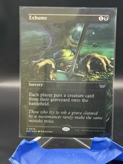 Exhume (Borderless / Foil) Commander: Duskmourn 0370 - Image 1
