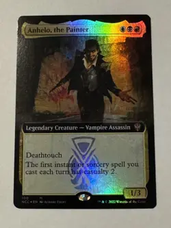 Anhelo, the Painter - Foil - Extended Art - Commander: Streets of New Capenna NM - Image 1