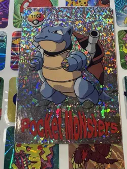 Pokemon Vintage Pocket Monsters Vending HOLO Prism Sticker 1999 Bandai Nintendo - Image 2