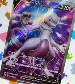 Mewtwo V 229 Black Star Promo NM Pokemon Card - Image 2
