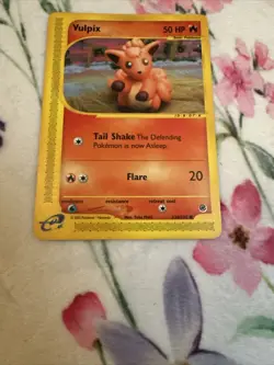 Pokemon TCG Vulpix Expedition Base Set 136/165 Regular Common - Image 2