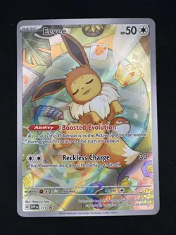 Pokemon Eevee TCG 173 Holo Promo Prismatic Evolutions - Image 1