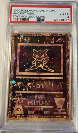 2000 Pokemon Game Promo Ancient Mew Pokemon 2000 Movie PSA 4 VG-EX - Image 1