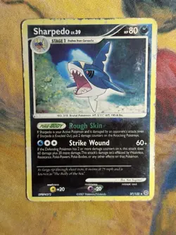 Sharpedo LV.39 37/132 Reverse Holo Rare DP Secret Wonders Pokemon TCG HP - Image 2