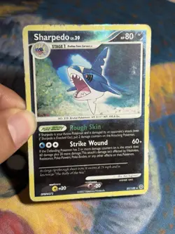 Sharpedo LV.39 37/132 Reverse Holo Rare DP Secret Wonders Pokemon TCG HP - Image 3