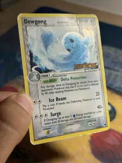 Dewgong EX Dragon Frontiers 15/101 Stamped Reverse Holo Rare Delta Species DMG - Image 4