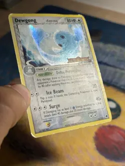 Dewgong EX Dragon Frontiers 15/101 Stamped Reverse Holo Rare Delta Species DMG - Image 5
