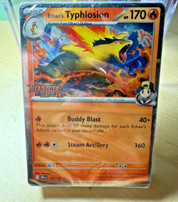 Pokemon SEALED Ethan’s Typhlosion 034/182 Destined Rivals Prerelease Pack - Image 1