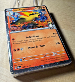 Pokemon SEALED Ethan’s Typhlosion 034/182 Destined Rivals Prerelease Pack - Image 2