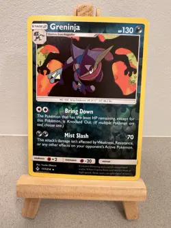 Greninja Charizard Shadow 117/214 Reverse Holo Unbroken Bonds Pokemon Card MINT - Image 1