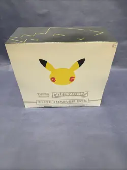 Pokemon TCG: 25th Anniversary Celebrations Elite Trainer Box (2021) Sealed Etb 820650809439 - Image 1