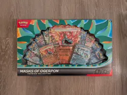 Pokemon TCG: Masks of Ogerpon EX Premium Collection Factory Sealed Box - Image 1