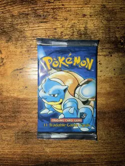 21.35g | Pokemon Potential Shadowless Base Blastoise Booster Pack | Short Crimp - Image 4