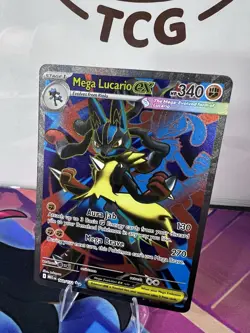 Mega Lucario Ex 160 Ultra Rare Mega Evolutions Pokemon Card - Image 2