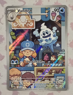 Pokemon Card Vanillish 190/182 Paradox Rift Full Art Illustration Art Holo - Image 1