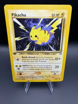 Pikachu 70/111 Pokemon Neo Genesis 1st Edition Vintage 2000 - Image 1
