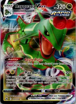 Rayquaza VMAX 102/159 Crown Zenith Ultra Rare Holo Pokemon Card NM - Image 1